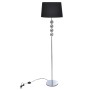 Stehlampenschirm und hohe Halterung mit 4 schwarzen Ornamentkugeln von vidaXL, Lampen - Ref: Foro24-240903, Preis: 61,25 €, R...