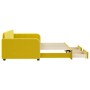 Trundle sofa bed with drawers yellow velvet 90x200 cm by vidaXL, Beds and slatted bases - Ref: Foro24-3196982, Price: 297,37 ...