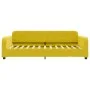 Trundle sofa bed with drawers yellow velvet 90x200 cm by vidaXL, Beds and slatted bases - Ref: Foro24-3196982, Price: 287,73 ...