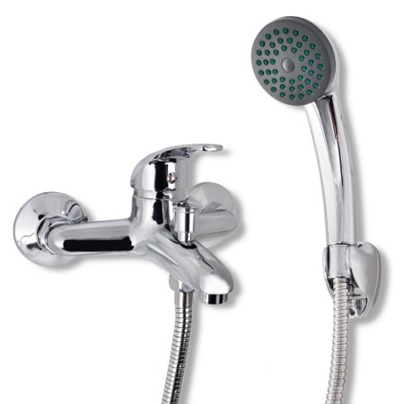 Chrom-Badezimmer-Mischbatterie-Set von vidaXL, Wasserhähne - Ref: Foro24-140832, Preis: 35,92 €, Rabatt: %
