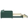 Trundle sofa bed with drawers dark green velvet 100x200 cm by vidaXL, Beds and slatted bases - Ref: Foro24-3196986, Price: 30...