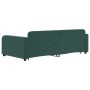 Trundle sofa bed with drawers dark green velvet 100x200 cm by vidaXL, Beds and slatted bases - Ref: Foro24-3196986, Price: 30...