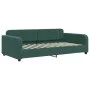 Trundle sofa bed with drawers dark green velvet 100x200 cm by vidaXL, Beds and slatted bases - Ref: Foro24-3196986, Price: 30...