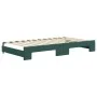 Trundle sofa bed with drawers dark green velvet 100x200 cm by vidaXL, Beds and slatted bases - Ref: Foro24-3196986, Price: 30...