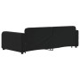 Ausziehbares Schlafsofa mit Schubladen aus schwarzem Samt, 100 x 200 cm von vidaXL, Betten und Lattenroste - Ref: Foro24-3196...