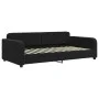 Trundle sofa bed with drawers black velvet 100x200 cm by vidaXL, Beds and slatted bases - Ref: Foro24-3196988, Price: 311,64 ...
