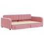 Ausziehbares Schlafsofa mit rosa Samtschubladen 100x200 cm von vidaXL, Betten und Lattenroste - Ref: Foro24-3196987, Preis: 3...