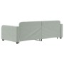 Sofá cama nido con cajones terciopelo gris claro 90x190 cm de vidaXL, Camas y somieres - Ref: Foro24-3196990, Precio: 285,00 ...
