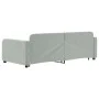 Trundle sofa bed with drawers light gray velvet 90x190 cm by vidaXL, Beds and slatted bases - Ref: Foro24-3196990, Price: 280...