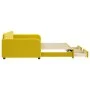 Sofá cama nido con cajones terciopelo amarillo 100x200 cm de vidaXL, Camas y somieres - Ref: Foro24-3196989, Precio: 297,13 €...