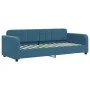 Trundle sofa bed with drawers blue velvet 80x200 cm by vidaXL, Beds and slatted bases - Ref: Foro24-3196993, Price: 456,15 €,...