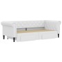 Sofá cama nido con cajones cuero sintético blanco 90x200 cm de vidaXL, Camas y somieres - Ref: Foro24-3197732, Precio: 329,13...