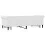 Sofá cama nido con cajones cuero sintético blanco 90x200 cm de vidaXL, Camas y somieres - Ref: Foro24-3197732, Precio: 329,13...