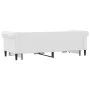 Trundle sofa bed with drawers white synthetic leather 90x200 cm by vidaXL, Beds and slatted bases - Ref: Foro24-3197732, Pric...