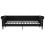 Trundle sofa bed with drawers black synthetic leather 90x200 cm by vidaXL, Beds and slatted bases - Ref: Foro24-3197731, Pric...