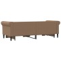 Sofá cama nido con cajones cuero sintético cappuccino 90x200 cm de vidaXL, Camas y somieres - Ref: Foro24-3197734, Precio: 31...