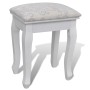 Dressing table with mirror and stool 7 drawers white by vidaXL, Bedroom Dressers - Ref: Foro24-241002, Price: 264,41 €, Disco...