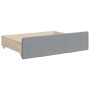 Sofá cama nido con cajones tela gris claro 80x200 cm de vidaXL, Camas y somieres - Ref: Foro24-3197665, Precio: 289,26 €, Des...