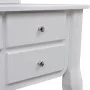 Dressing table with mirror and stool 7 drawers white by vidaXL, Bedroom Dressers - Ref: Foro24-241002, Price: 258,53 €, Disco...