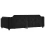 Trundle sofa bed with drawers black fabric 80x200 cm by vidaXL, Beds and slatted bases - Ref: Foro24-3197667, Price: 292,61 €...