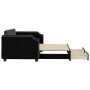 Trundle sofa bed with drawers black fabric 90x200 cm by vidaXL, Beds and slatted bases - Ref: Foro24-3197672, Price: 302,05 €...