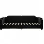 Trundle sofa bed with drawers black fabric 90x200 cm by vidaXL, Beds and slatted bases - Ref: Foro24-3197672, Price: 297,19 €...