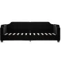 Trundle sofa bed with drawers black fabric 100x200 cm by vidaXL, Beds and slatted bases - Ref: Foro24-3197677, Price: 311,55 ...