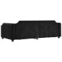 Trundle sofa bed with drawers black fabric 100x200 cm by vidaXL, Beds and slatted bases - Ref: Foro24-3197677, Price: 311,55 ...