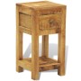 Nachttisch mit 1 Schublade aus massivem Mangoholz von vidaXL, Nachttische - Ref: Foro24-241090, Preis: 140,48 €, Rabatt: %