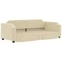 Trundle sofa bed with drawers cream fabric 100x200 cm by vidaXL, Beds and slatted bases - Ref: Foro24-3197679, Price: 306,72 ...