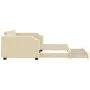 Trundle sofa bed with drawers cream fabric 100x200 cm by vidaXL, Beds and slatted bases - Ref: Foro24-3197679, Price: 306,72 ...