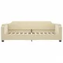 Trundle sofa bed with drawers cream fabric 100x200 cm by vidaXL, Beds and slatted bases - Ref: Foro24-3197679, Price: 306,72 ...