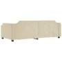 Trundle sofa bed with drawers cream fabric 100x200 cm by vidaXL, Beds and slatted bases - Ref: Foro24-3197679, Price: 306,72 ...