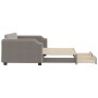 Sofá cama nido con cajones tela gris taupe 100x200 cm de vidaXL, Camas y somieres - Ref: Foro24-3197678, Precio: 313,09 €