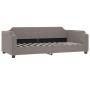 Trundle sofa bed with drawers taupe gray fabric 100x200 cm by vidaXL, Beds and slatted bases - Ref: Foro24-3197678, Price: 31...