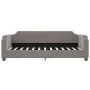 Trundle sofa bed with drawers taupe gray fabric 100x200 cm by vidaXL, Beds and slatted bases - Ref: Foro24-3197678, Price: 30...