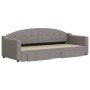 Trundle sofa bed with drawers taupe gray fabric 80x200 cm by vidaXL, Beds and slatted bases - Ref: Foro24-3197564, Price: 292...