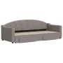 Trundle sofa bed with drawers taupe gray fabric 80x200 cm by vidaXL, Beds and slatted bases - Ref: Foro24-3197564, Price: 289...