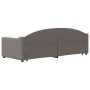 Trundle sofa bed with drawers taupe gray fabric 80x200 cm by vidaXL, Beds and slatted bases - Ref: Foro24-3197564, Price: 292...