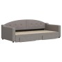 Sofá cama nido con cajones tela gris taupe 90x200 cm de vidaXL, Camas y somieres - Ref: Foro24-3197569, Precio: 293,30 €, Des...