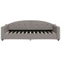 Sofá cama nido con cajones tela gris taupe 90x200 cm de vidaXL, Camas y somieres - Ref: Foro24-3197569, Precio: 293,30 €, Des...
