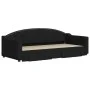 Trundle sofa bed with drawers black fabric 90x200 cm by vidaXL, Beds and slatted bases - Ref: Foro24-3197568, Price: 294,83 €...