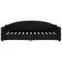 Trundle sofa bed with drawers black fabric 90x200 cm by vidaXL, Beds and slatted bases - Ref: Foro24-3197568, Price: 294,83 €...