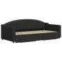 Trundle sofa bed with drawers black fabric 90x190 cm by vidaXL, Beds and slatted bases - Ref: Foro24-3197578, Price: 280,55 €...
