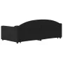 Trundle sofa bed with drawers black fabric 90x190 cm by vidaXL, Beds and slatted bases - Ref: Foro24-3197578, Price: 280,55 €...