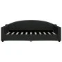 Trundle sofa bed with drawers black fabric 90x190 cm by vidaXL, Beds and slatted bases - Ref: Foro24-3197578, Price: 280,55 €...
