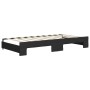 Sofá cama nido con cajones tela negro 90x190 cm de vidaXL, Camas y somieres - Ref: Foro24-3197578, Precio: 288,81 €, Descuent...