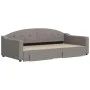 Sofá cama nido con cajones tela gris taupe 100x200 cm de vidaXL, Camas y somieres - Ref: Foro24-3197574, Precio: 304,69 €, De...