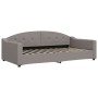 Sofá cama nido con cajones tela gris taupe 100x200 cm de vidaXL, Camas y somieres - Ref: Foro24-3197574, Precio: 309,16 €, De...