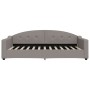 Sofá cama nido con cajones tela gris taupe 100x200 cm de vidaXL, Camas y somieres - Ref: Foro24-3197574, Precio: 309,16 €, De...